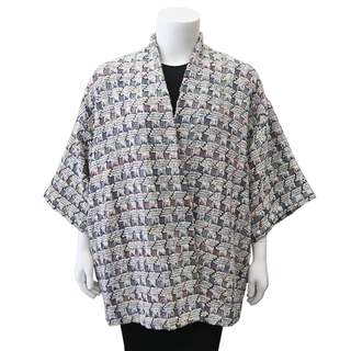 Multicolor Check Tweed Mini Duster