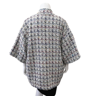 Multicolor Check Tweed Mini Duster