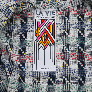 Multicolor Check Tweed Mini Duster