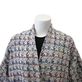 Multicolor Check Tweed Mini Duster