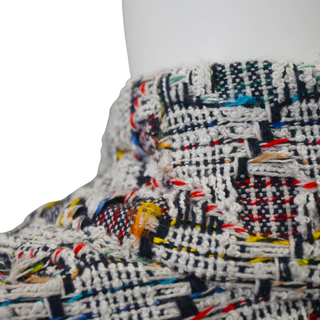 Multicolor Check Tweed Mini Duster