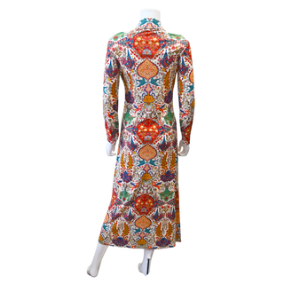 Multicolor Pegaso Motif Shirt Dress