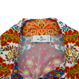 Multicolor Pegaso Motif Shirt Dress