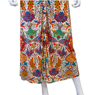 Multicolor Pegaso Motif Shirt Dress