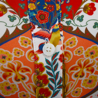 Multicolor Pegaso Motif Shirt Dress