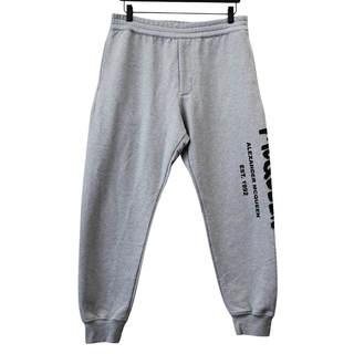 Grey Graffiti Print Joggers