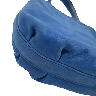 Cobalt Blue Nubuck FF Chains Tote Bag