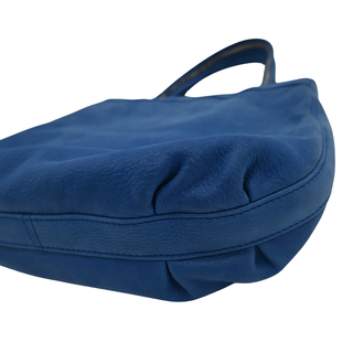 Cobalt Blue Nubuck FF Chains Tote Bag