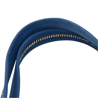 Cobalt Blue Nubuck FF Chains Tote Bag