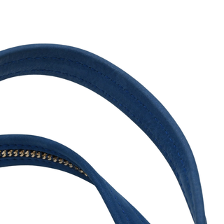 Cobalt Blue Nubuck FF Chains Tote Bag
