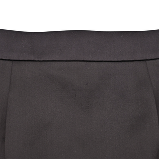 Ebano Black Satin Mini Skirt