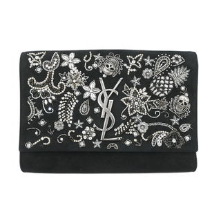 Kate Embellished Suede Chain Crossbody Bag