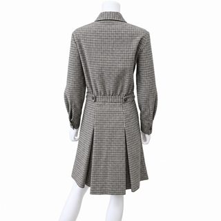 Regor Houndstooth Wool-Blend Shirt Dress