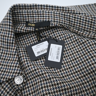 Regor Houndstooth Wool-Blend Shirt Dress