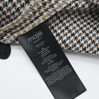 Regor Houndstooth Wool-Blend Shirt Dress