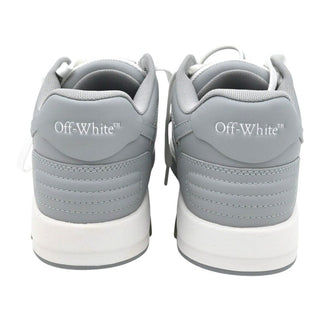 Gray & White Zip Tie Low-Top Sneakers