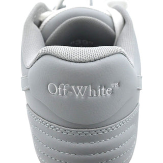 Gray & White Zip Tie Low-Top Sneakers
