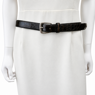 American Alligator Leather Belt