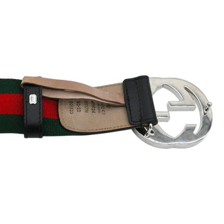 Red & Green GG Nylon Web Belt