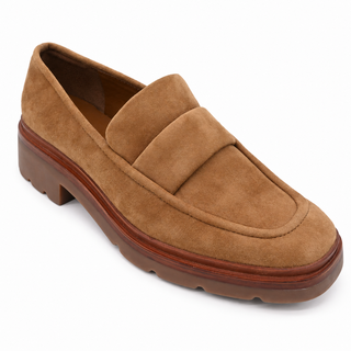 Tan Suede Loafers