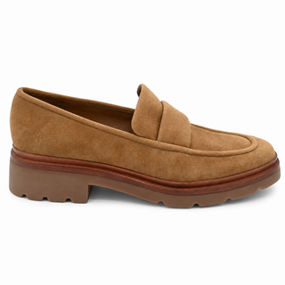Tan Suede Loafers