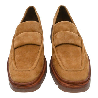 Tan Suede Loafers