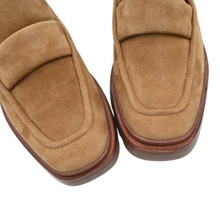 Tan Suede Loafers