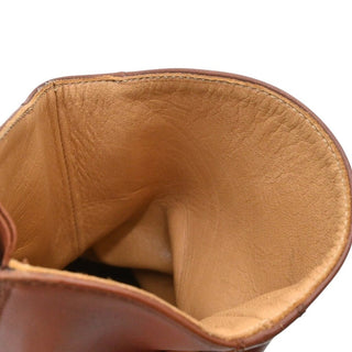 Tan Leather Ankle Booties