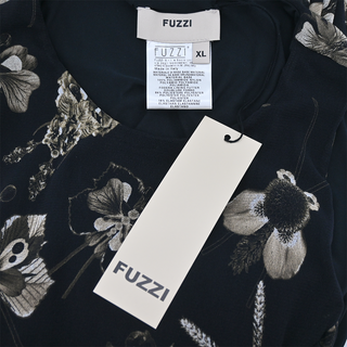 Black Floral Butterfly Mesh Dress