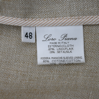 Neutral Flax-Blend Short Car Coat