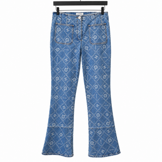 Monogram Blue Denim Jeans