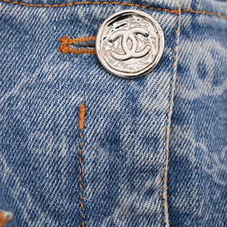 Monogram Blue Denim Jeans