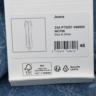 Monogram Blue Denim Jeans