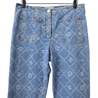 Monogram Blue Denim Jeans