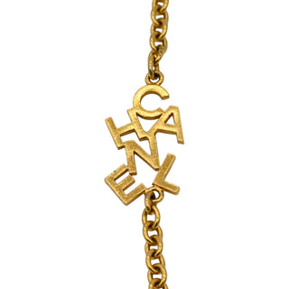 Logo Letter Long Necklace