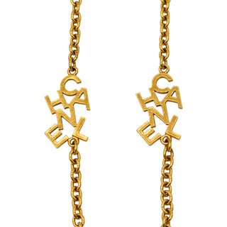 Logo Letter Long Necklace