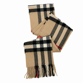Giant Check Cashmere Scarf