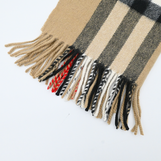 Giant Check Cashmere Scarf