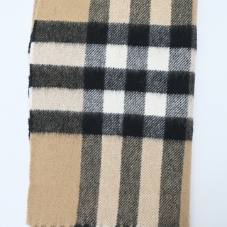 Giant Check Cashmere Scarf