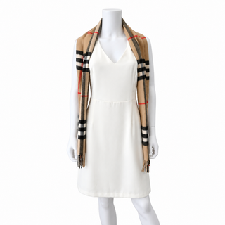 Giant Check Cashmere Scarf