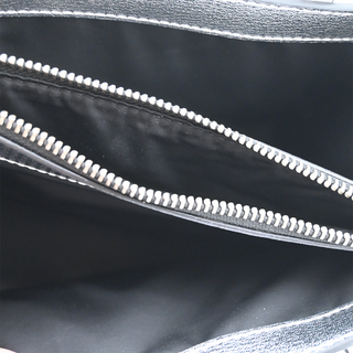 MARC JACOBS | Silver Grind Metallic Leather Crossbody Tote Bag