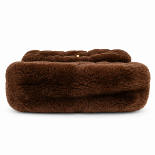 Pillow Madison Quilted Shearling Shoulder Bag