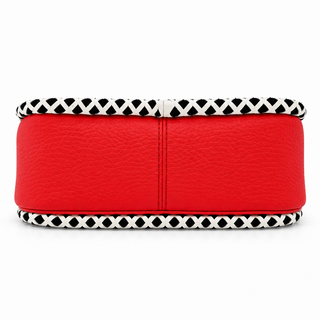 Cherry Red Crown Street Jasper Crossbody Bag