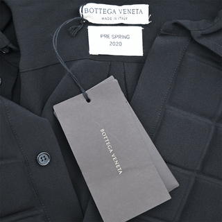 Black Silk Crepe De Chine Shirt Dress