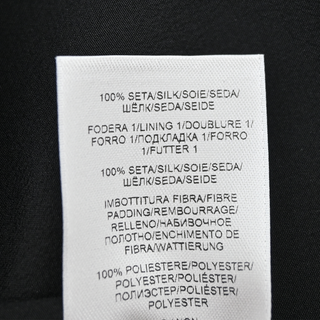 Black Silk Crepe De Chine Shirt Dress