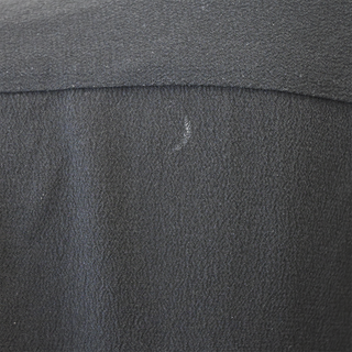 Black Silk Crepe De Chine Shirt Dress