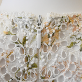 Amelia Floral Broderie Anglaise Long Dress