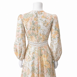Amelia Floral Broderie Anglaise Long Dress