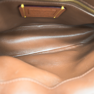 Pillow Madison Quilted Shearling Shoulder Bag