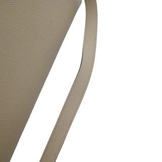 Grained Calfskin Taupe Mini Belt Bag